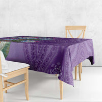 Africa King Proteas Dashiki Motif Tablecloth Violet Style - Wonder Print Shop