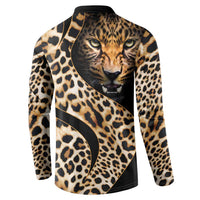 Africa Leopard Skin Pattern Button Sweatshirt Version 01 LT9 - Wonder Print Shop