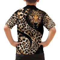 Africa Leopard Skin Pattern Family Matching Long Sleeve Bodycon Dress and Hawaiian Shirt Version 01 LT9 - Wonder Print Shop