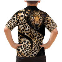 Africa Leopard Skin Pattern Family Matching Mermaid Dress and Hawaiian Shirt Version 01 LT9 - Wonder Print Shop