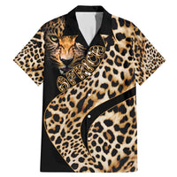 Africa Leopard Skin Pattern Family Matching Mermaid Dress and Hawaiian Shirt Version 01 LT9 - Wonder Print Shop