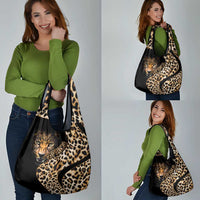 Africa Leopard Skin Pattern Grocery Bag Version 01