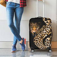 Africa Leopard Skin Pattern Luggage Cover Version 01 - Wonder Print Shop