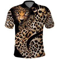 Africa Leopard Skin Pattern Polo Shirt Version 01 - Wonder Print Shop