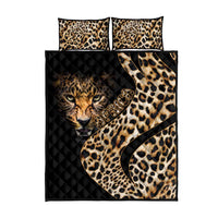 Africa Leopard Skin Pattern Quilt Bed Set Version 01 - Wonder Print Shop