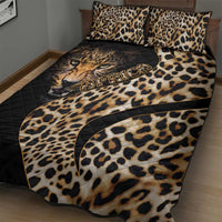 Africa Leopard Skin Pattern Quilt Bed Set Version 01 - Wonder Print Shop