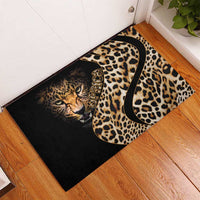 Africa Leopard Skin Pattern Rubber Doormat Version 01 - Wonder Print Shop