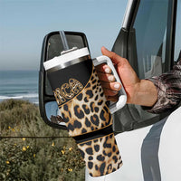 Africa Leopard Skin Pattern Tumbler With Handle Version 01 - Wonder Print Shop