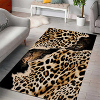 Africa Leopard Skin Pattern Area Rug Version 02 LT9 - Wonder Print Shop