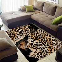 Africa Leopard Skin Pattern Area Rug Version 02 LT9 - Wonder Print Shop
