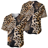Africa Leopard Skin Pattern Baseball Jersey Version 02 LT9 - Wonder Print Shop