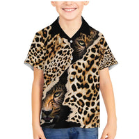 Africa Leopard Skin Pattern Family Matching Mermaid Dress and Hawaiian Shirt Version 02 LT9 - Wonder Print Shop