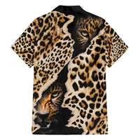 Africa Leopard Skin Pattern Family Matching Summer Maxi Dress and Hawaiian Shirt Version 02 - Wonder Print Shop