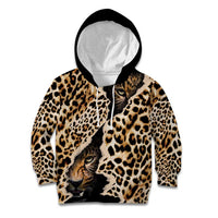 Africa Leopard Skin Pattern Kid Hoodie Version 02 - Wonder Print Shop