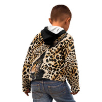 Africa Leopard Skin Pattern Kid Hoodie Version 02 - Wonder Print Shop
