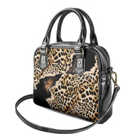 Africa Leopard Skin Pattern Shoulder Handbag Version 02