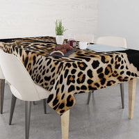 Africa Leopard Skin Pattern Tablecloth Version 02 - Wonder Print Shop