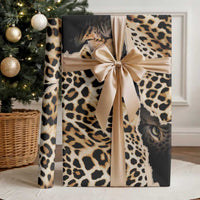 Africa Leopard Skin Pattern Wrapping Paper Version 02 - Wonder Print Shop