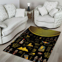 Ancient Egypt and Hieroglyphs Area Rug LT9 - Wonder Print Shop