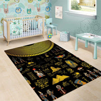 Ancient Egypt and Hieroglyphs Area Rug LT9 - Wonder Print Shop