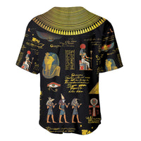 Ancient Egypt and Hieroglyphs Baseball Jersey LT9 - Wonder Print Shop