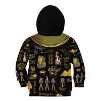 Ancient Egypt and Hieroglyphs Kid Hoodie - Wonder Print Shop