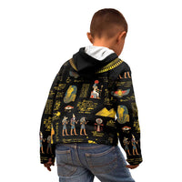 Ancient Egypt and Hieroglyphs Kid Hoodie - Wonder Print Shop