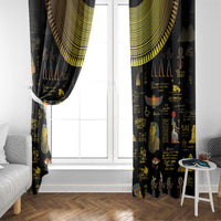 Ancient Egypt and Hieroglyphs Window Curtain - Wonder Print Shop