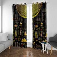 Ancient Egypt and Hieroglyphs Window Curtain - Wonder Print Shop