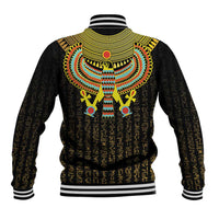 Ancient Egyptian Baseball Jacket Symbol of Horus The Falcon God LT9 - Wonder Print Shop