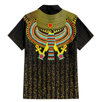Ancient Egyptian Family Matching Mermaid Dress and Hawaiian Shirt Symbol of Horus The Falcon God LT9 - Wonder Print Shop