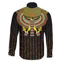 Ancient Egyptian Family Matching Mermaid Dress and Hawaiian Shirt Symbol of Horus The Falcon God LT9 - Wonder Print Shop
