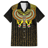Ancient Egyptian Family Matching Short Sleeve Bodycon Dress and Hawaiian Shirt Symbol of Horus The Falcon God - Wonder Print Shop