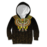 Ancient Egyptian Kid Hoodie Symbol of Horus The Falcon God - Wonder Print Shop