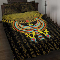 Ancient Egyptian Quilt Bed Set Symbol of Horus The Falcon God - Wonder Print Shop