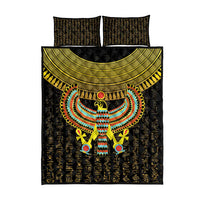 Ancient Egyptian Quilt Bed Set Symbol of Horus The Falcon God - Wonder Print Shop