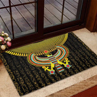 Ancient Egyptian Rubber Doormat Symbol of Horus The Falcon God - Wonder Print Shop