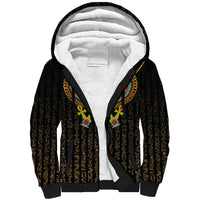Ancient Egyptian Sherpa Hoodie Symbol of Horus The Falcon God - Wonder Print Shop