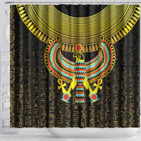 Ancient Egyptian Shower Curtain Symbol of Horus The Falcon God