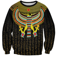 Ancient Egyptian Sweatshirt Symbol of Horus The Falcon God - Wonder Print Shop