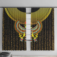 Ancient Egyptian Window Curtain Symbol of Horus The Falcon God - Wonder Print Shop