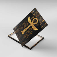 Ankh with Eye of Horus Canvas Wall Art Ancient Egypt Culture LT9 - Wonder Print Shop