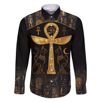 Ankh with Eye of Horus Family Matching Puletasi and Hawaiian Shirt Ancient Egypt Culture - Wonder Print Shop