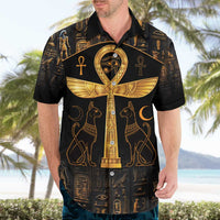 Ankh with Eye of Horus Hawaiian Shirt Ancient Egypt Culture - Wonder Print Shop