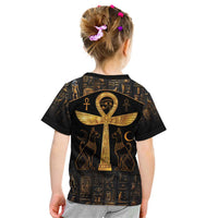 Ankh with Eye of Horus Kid T Shirt Ancient Egypt Culture - Wonder Print Shop