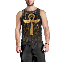 Ankh with Eye of Horus Men Tank Top Ancient Egypt Culture - Wonder Print Shop