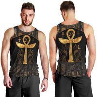 Ankh with Eye of Horus Men Tank Top Ancient Egypt Culture - Wonder Print Shop