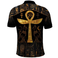 Ankh with Eye of Horus Polo Shirt Ancient Egypt Culture - Wonder Print Shop