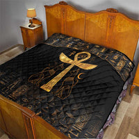 Ankh with Eye of Horus Quilt Ancient Egypt Culture - Wonder Print Shop