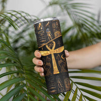 Ankh with Eye of Horus Skinny Tumbler Ancient Egypt Culture - Wonder Print Shop